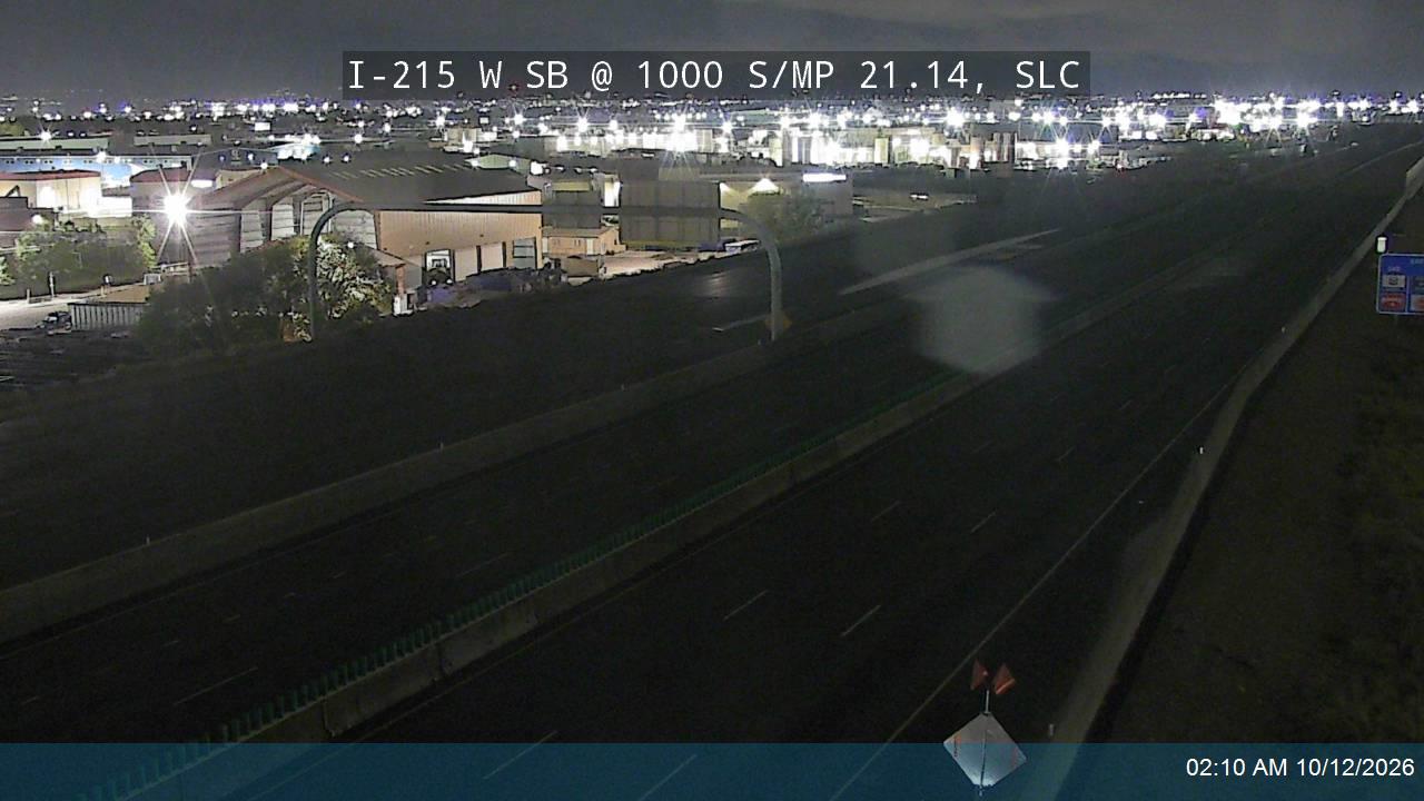 I-215 W SB @ 1000 S / MP 21.14, SLC