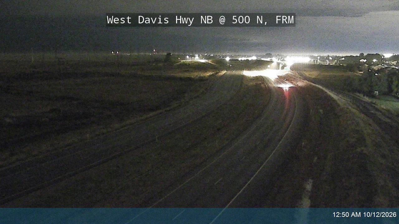 West Davis Hwy / SR-177 NB @ 500 N / MP 3.44, FRM