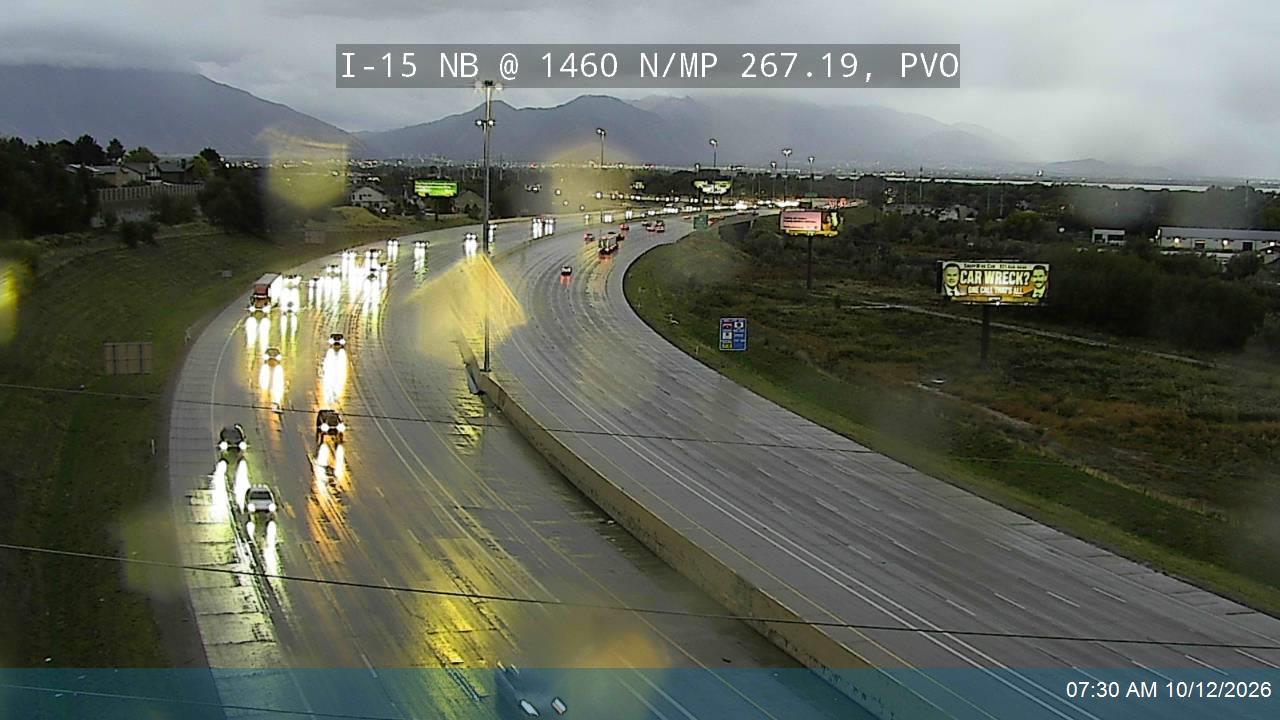 I-15 NB @ 1460 N / MP 267.19, PVO