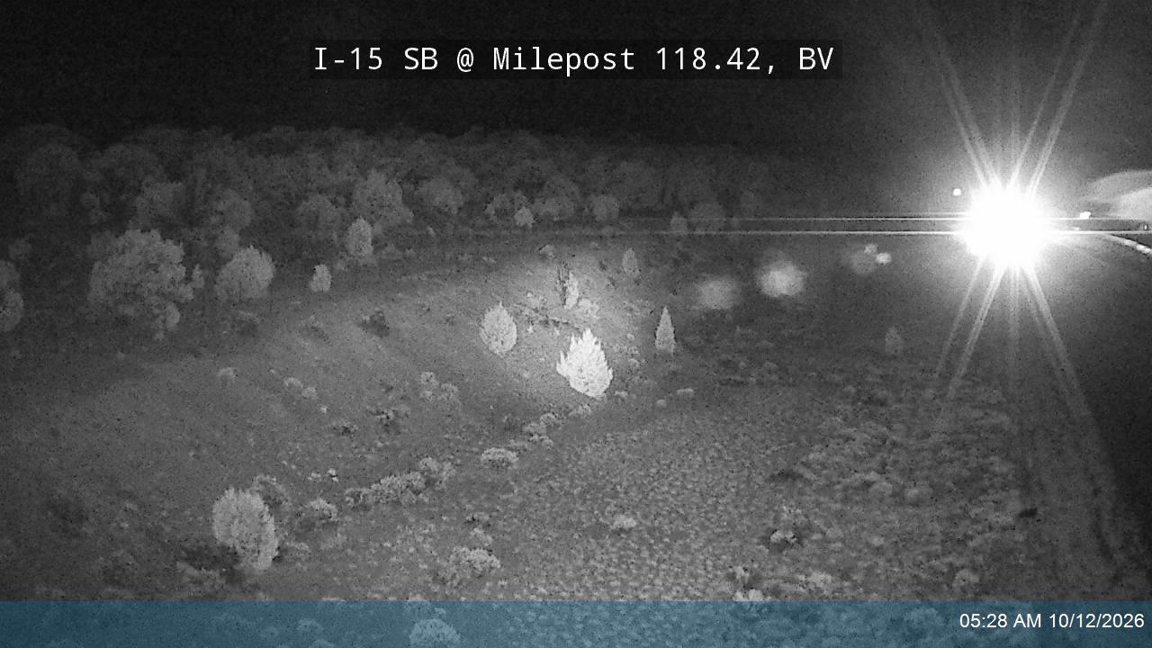 I-15 SB @ Milepost 118.42, BV