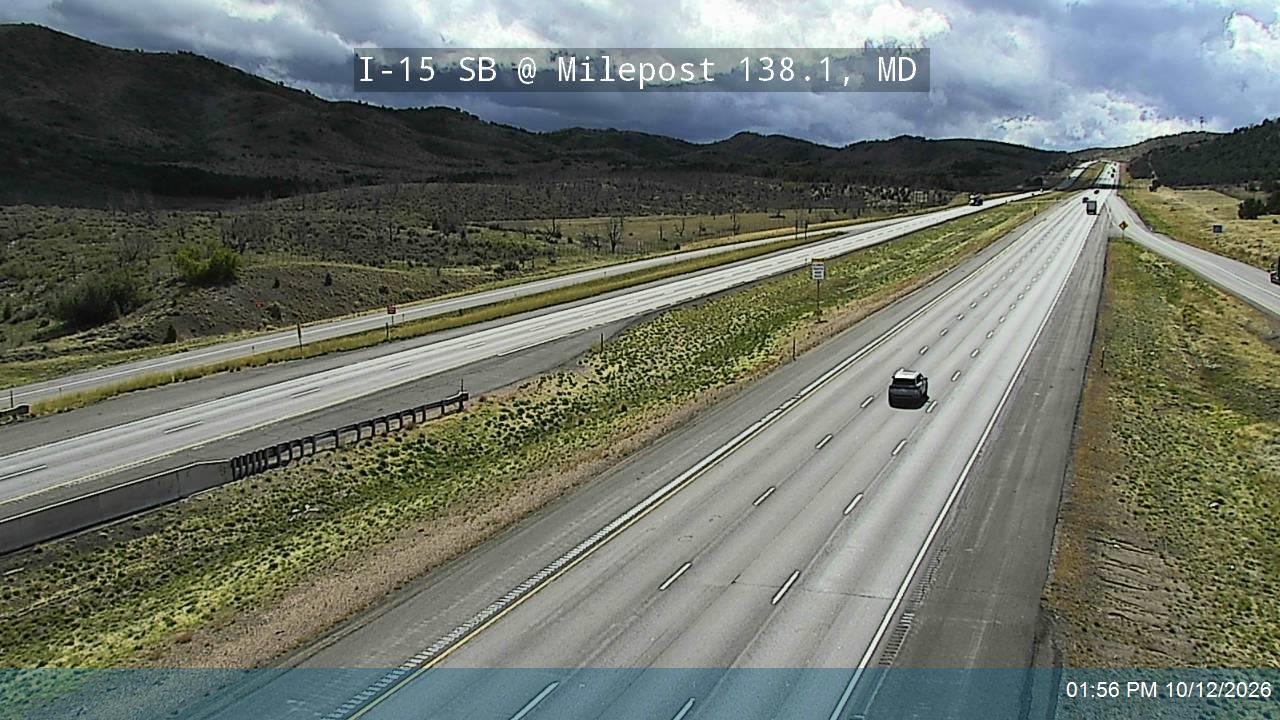 I-15 SB @ Milepost 138.1, MD