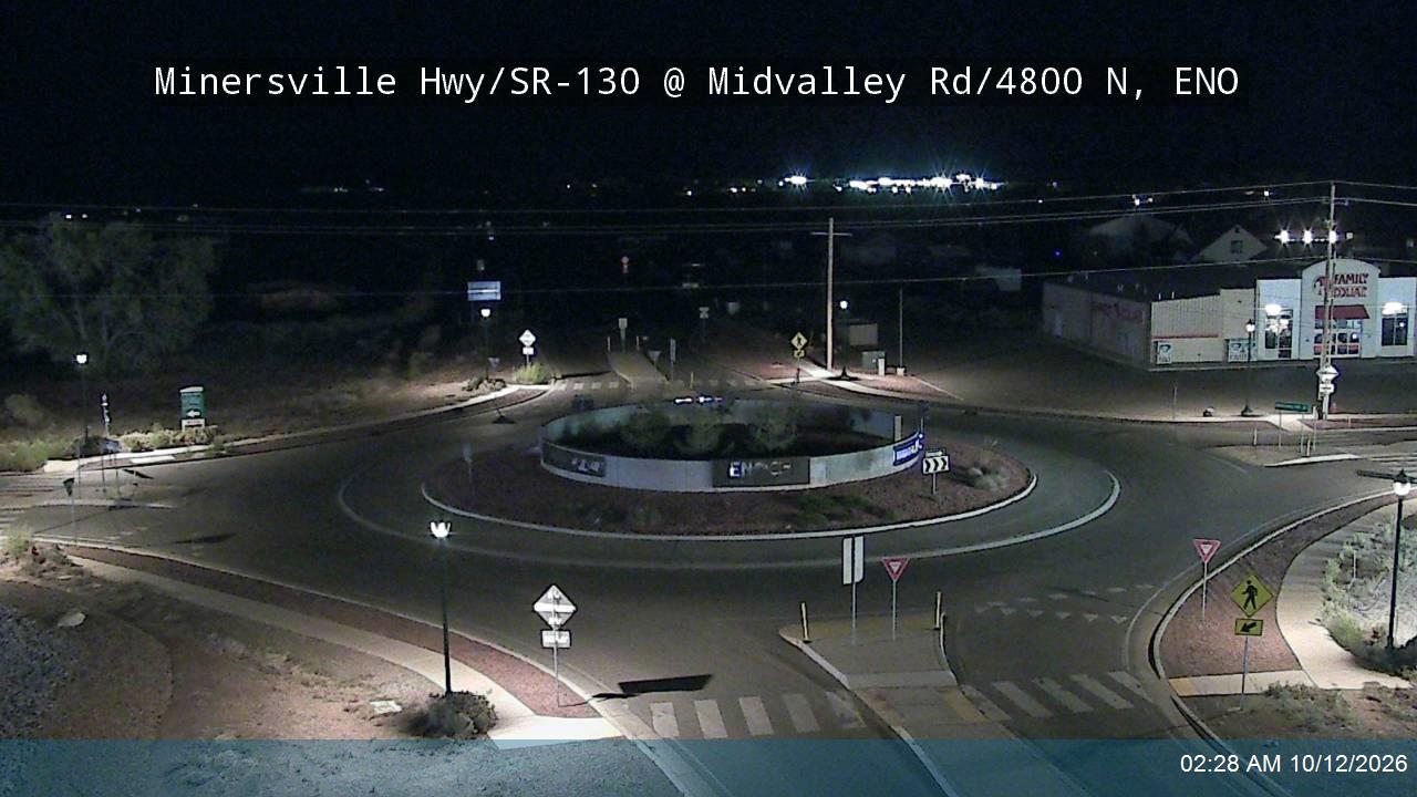 Minersville Hwy / SR-130 @ Midvalley Rd / 4800 N, ENO