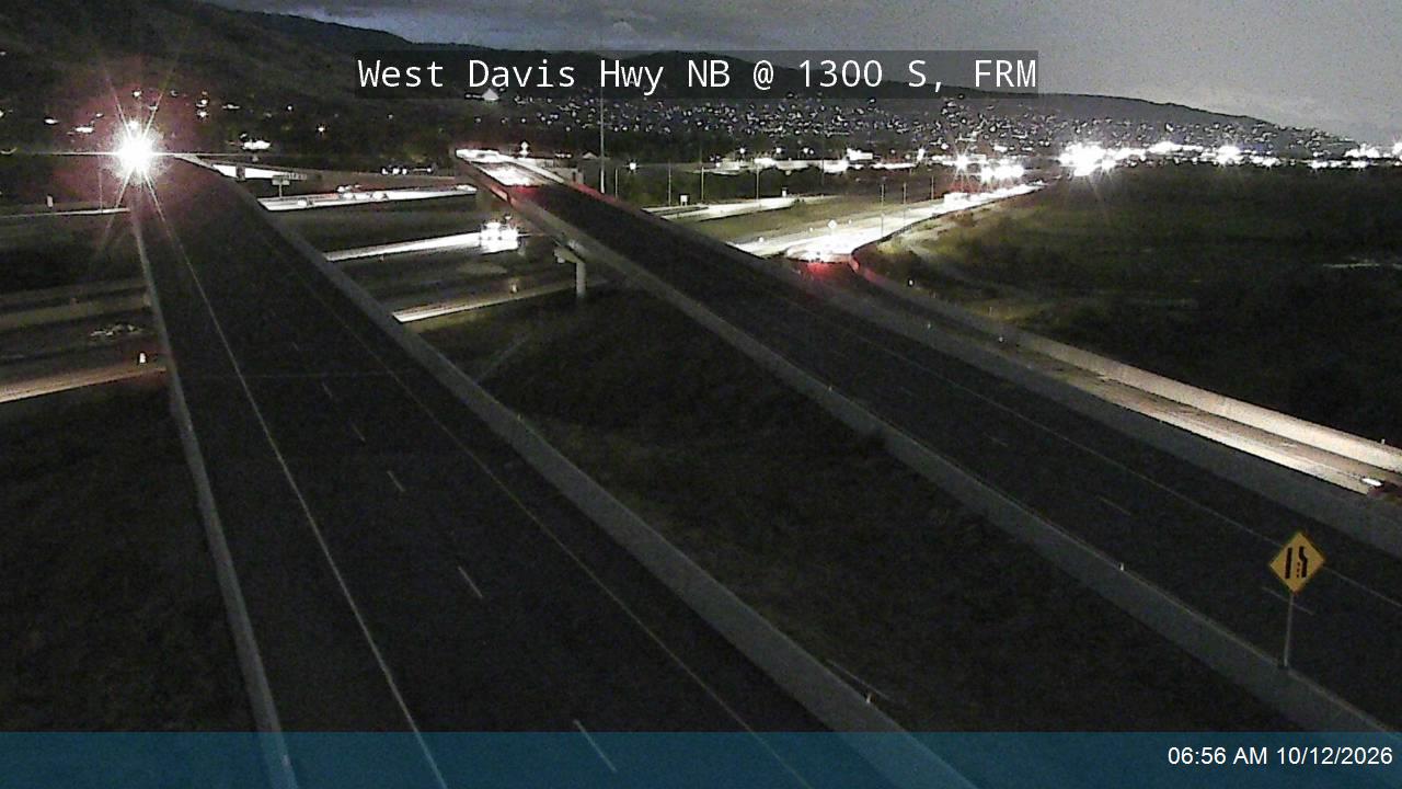 West Davis Hwy / SR-177 NB @ 1300 S / MP 0.0, FRM