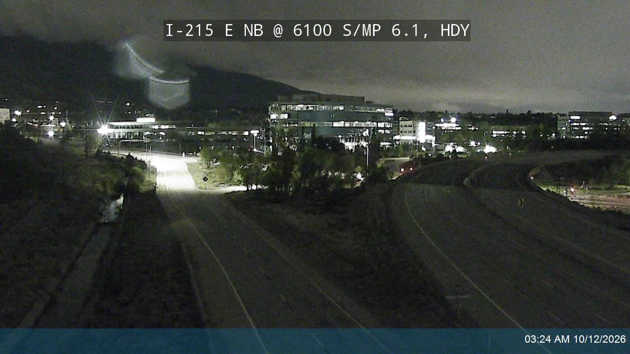I-215 E NB @ 6100 S / MP 6.1, HDY
