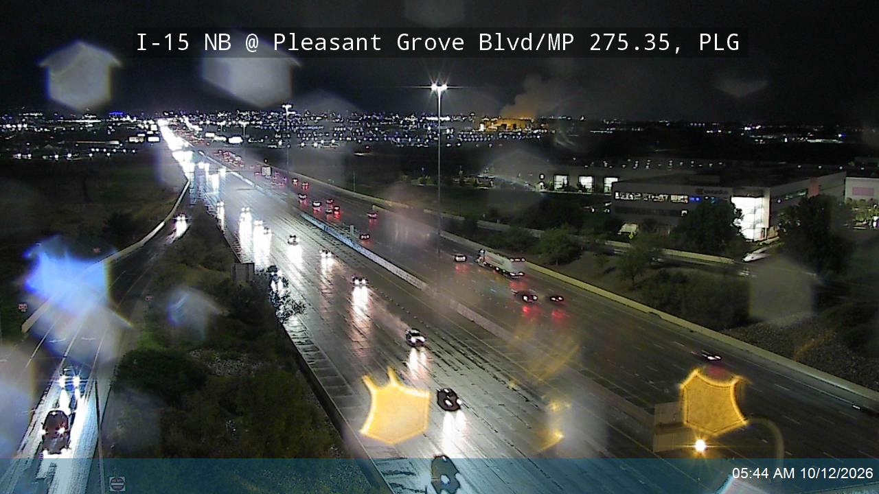 I-15 NB @ Pleasant Grove Blvd / MP 275.35, PLG