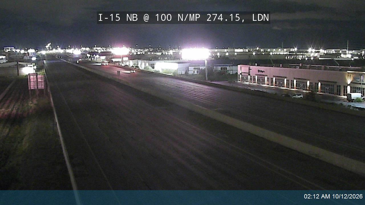 I-15 NB @ 100 N / MP 274.15, LDN