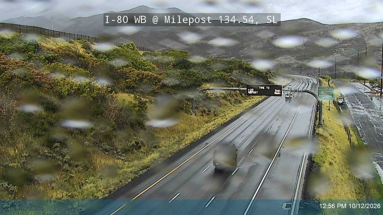 I-80 / Parleys Canyon WB @ Mountain Dell / MP 134.54, SL