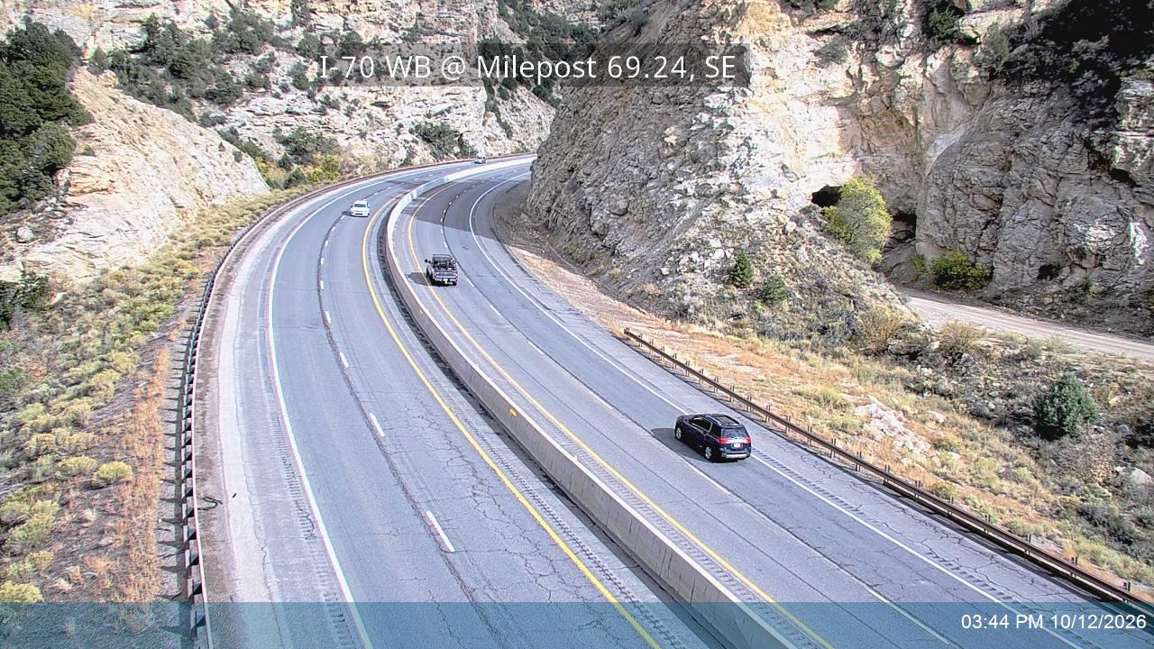 I-70 WB @ Milepost 69.24, SE