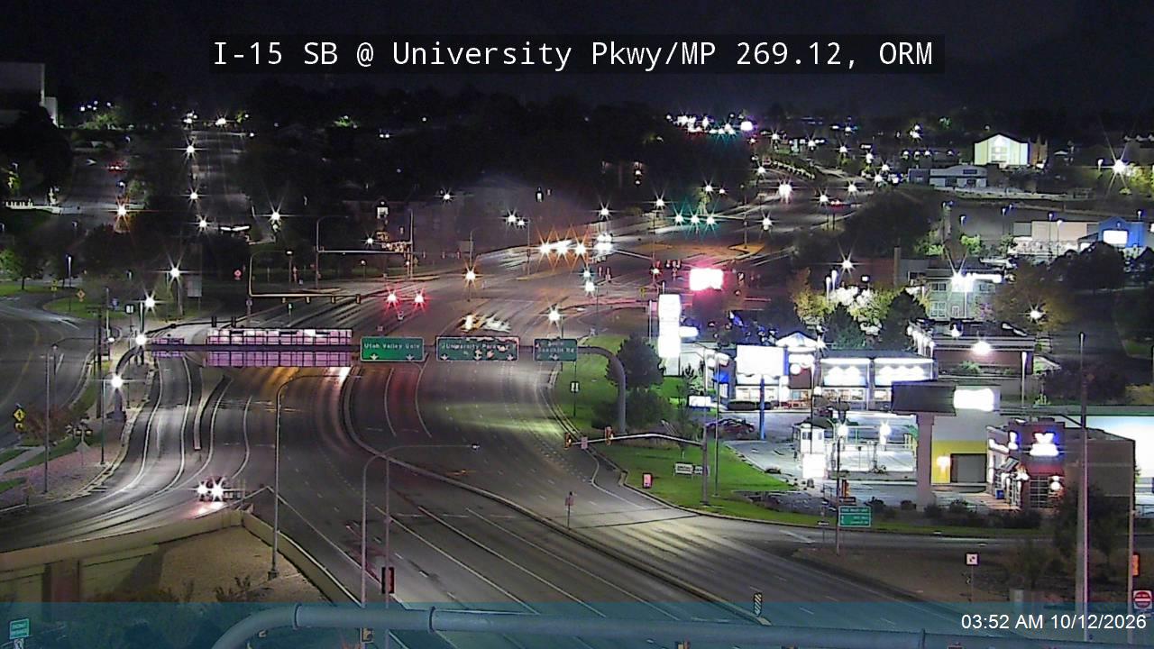 I-15 SB @ University Pkwy / SR-265 / MP 269.12, ORM