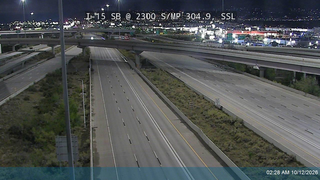 I-15 SB @ 2300 S / MP 304.9, SSL
