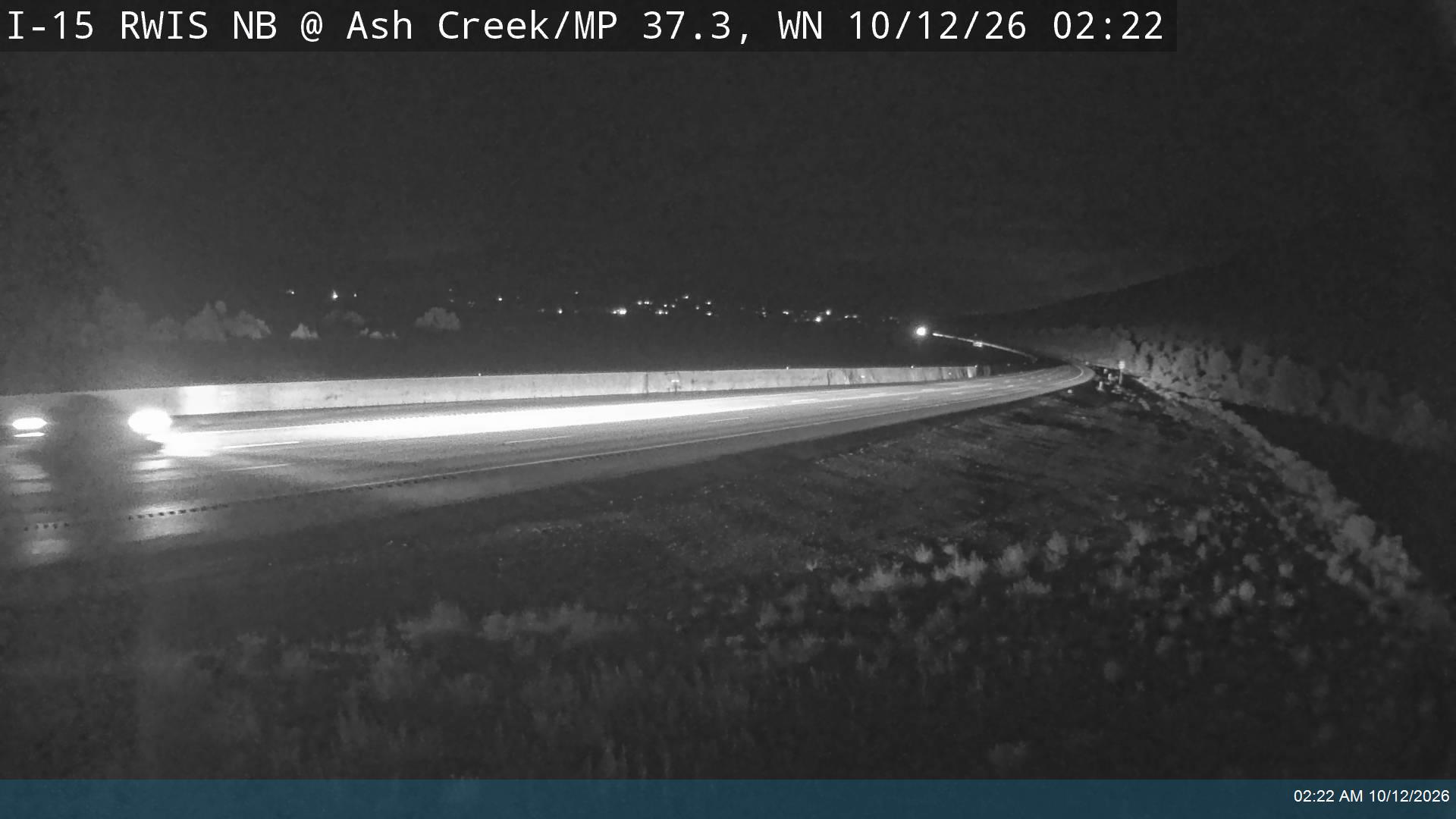 I-15 RWIS NB @ Ash Creek / MP 37.3, WN