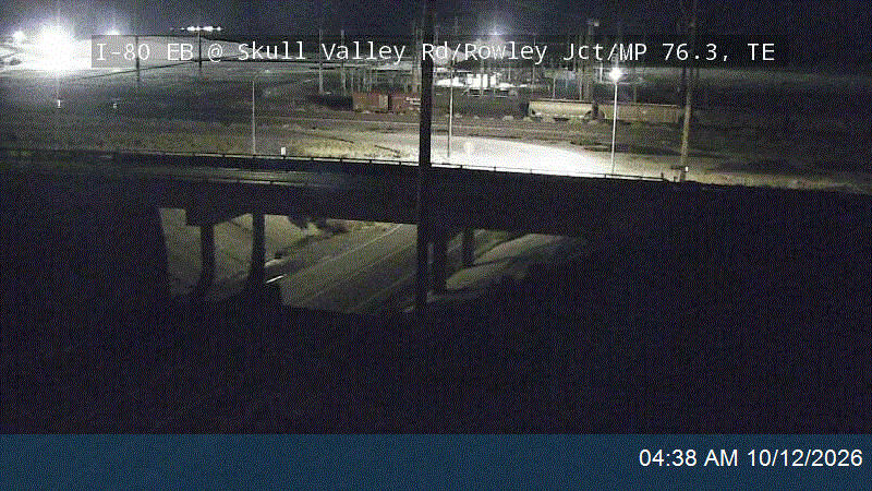 I-80 EB @ Skull Valley Rd / Rowley Jct / SR-196 / MP 76.3, TE