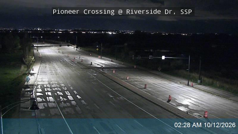 Pioneer Crossing / SR-145 @ Riverside Dr, SSP
