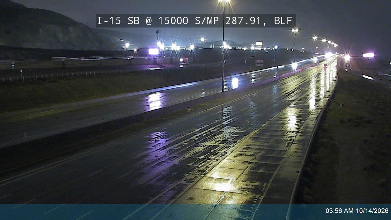 I-15 SB @ 15000 S / MP 287.91, BLF