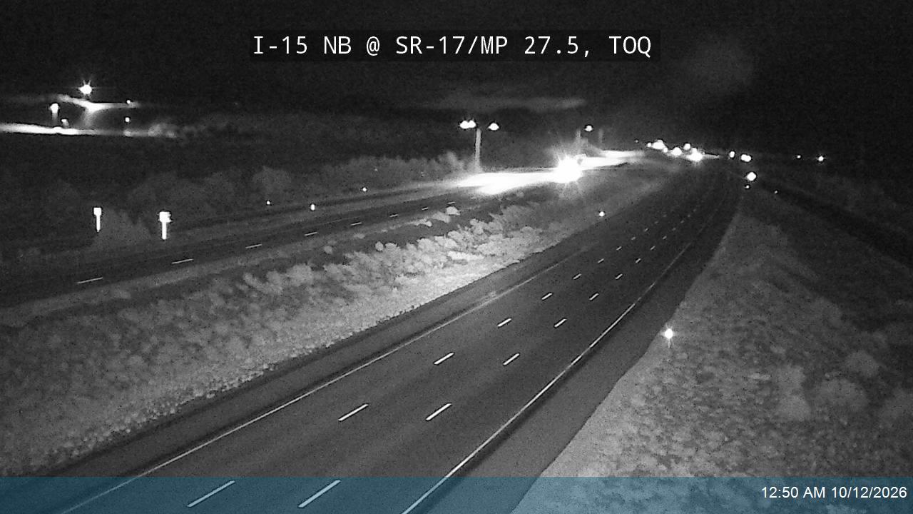 I-15 NB @ SR-17 / MP 27.5, TOQ