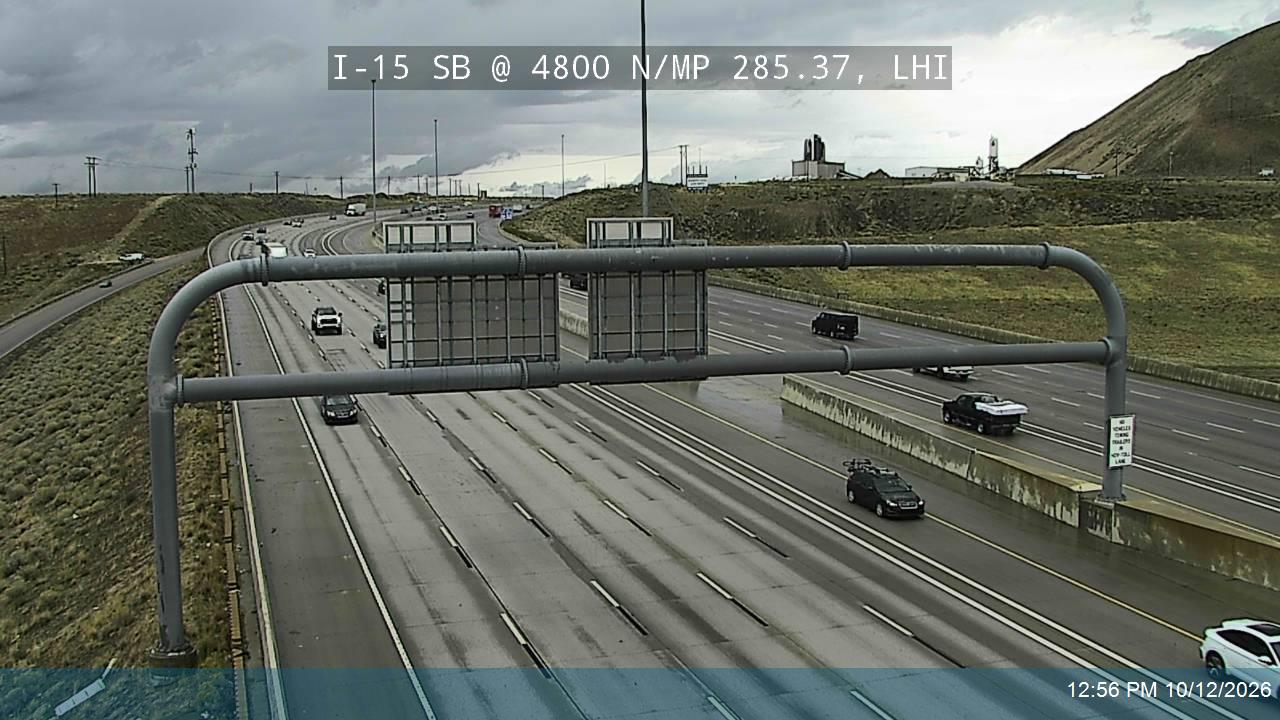 I-15 SB @ 4800 N / MP 285.37, LHI