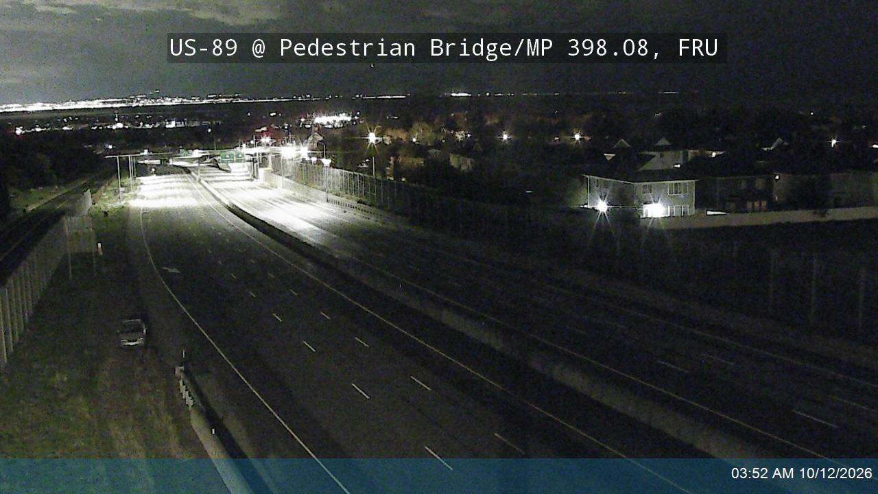 US-89 @ Pedestrian Bridge / MP 398.08, FRU