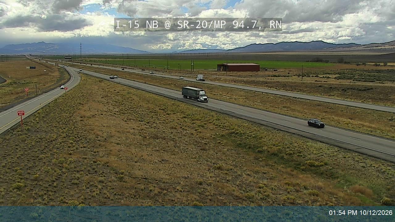 I-15 NB @ SR-20 / MP 94.7, RN