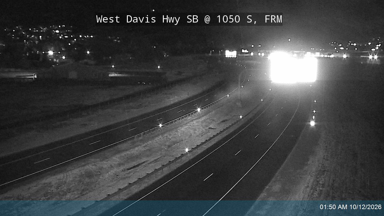 West Davis Hwy / SR-177 SB @ 1050 S / MP 0.52, FRM