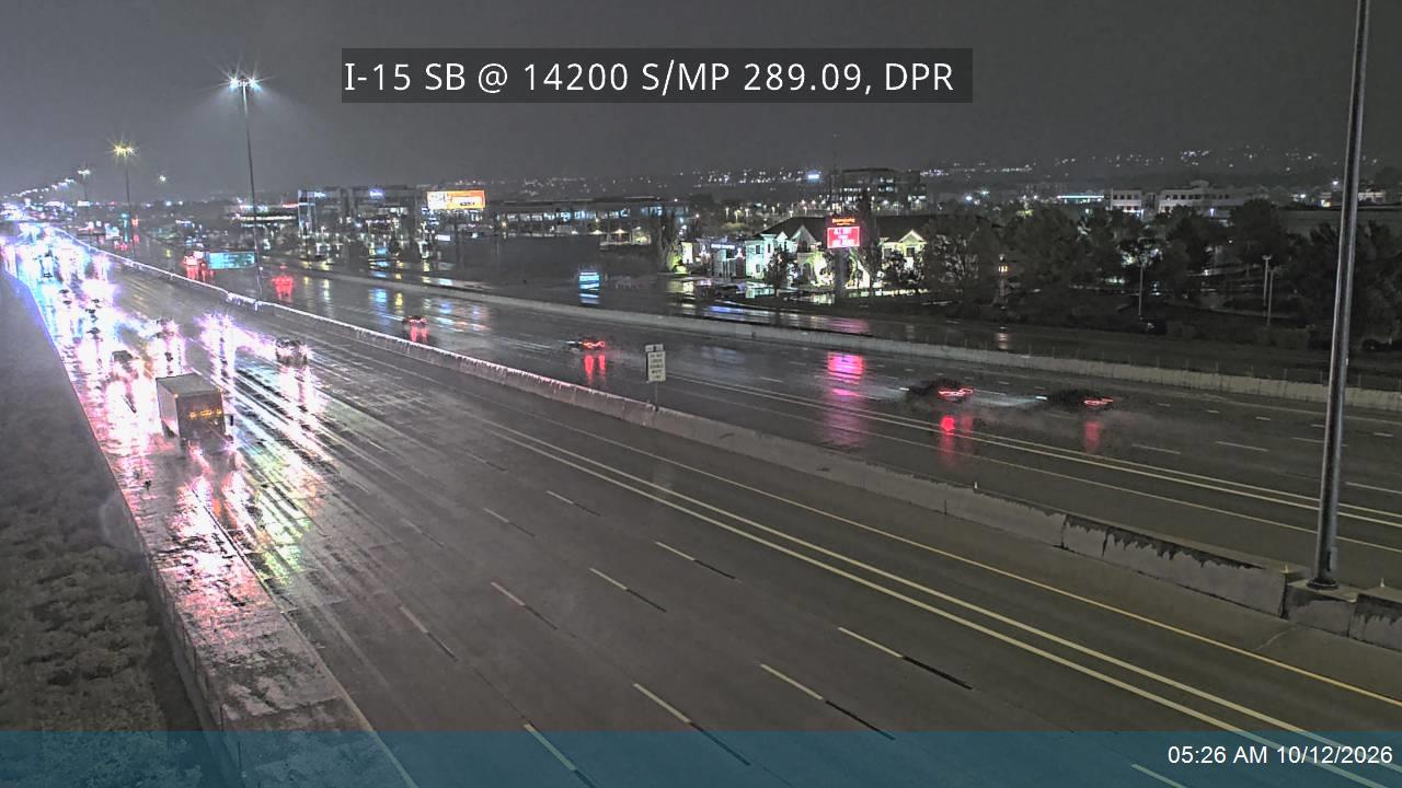 I-15 SB @ 14200 S / MP 289.09, DPR