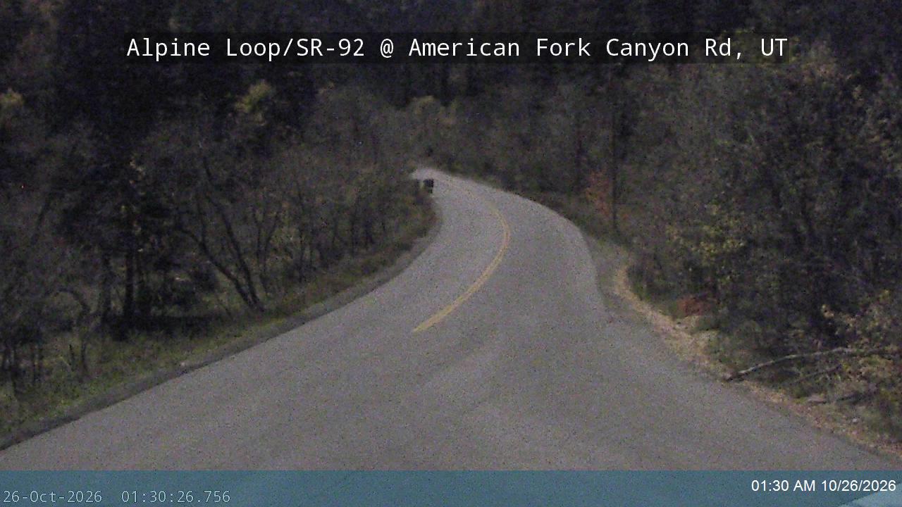 Alpine Loop / SR-92 @ American Fork Canyon Rd / SR-144, UT