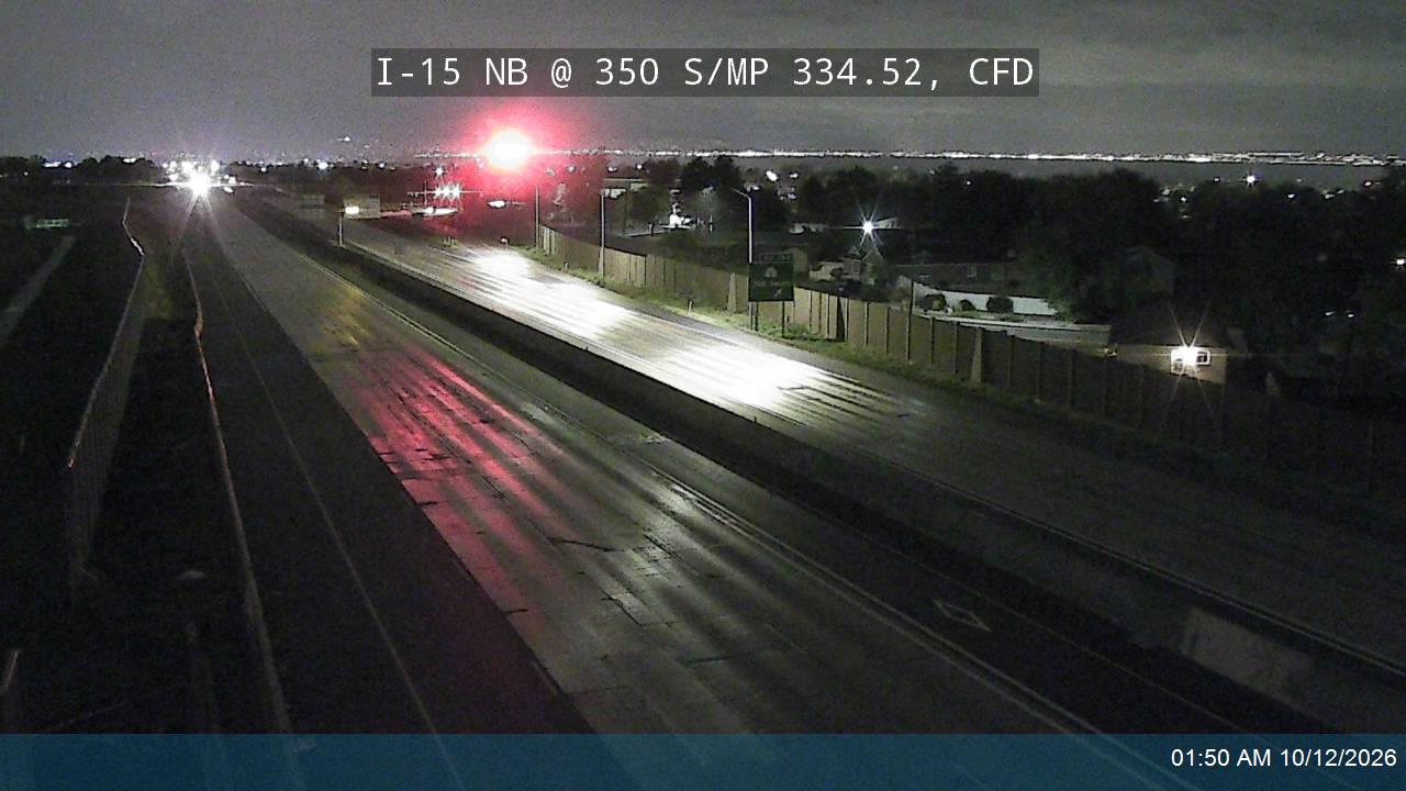 I-15 NB @ 350 S / MP 334.52, CFD