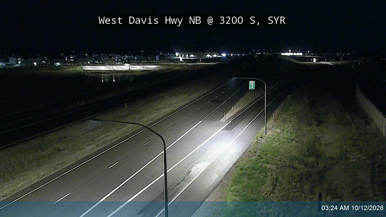 West Davis Hwy / SR-177 NB @ 3200 S / MP 11.81, SYR