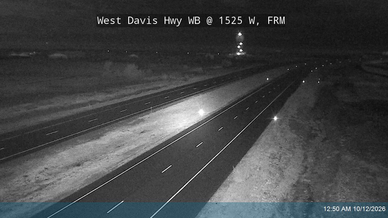 West Davis Hwy / SR-177 WB @ 1525 W / MP 1.49, FRM
