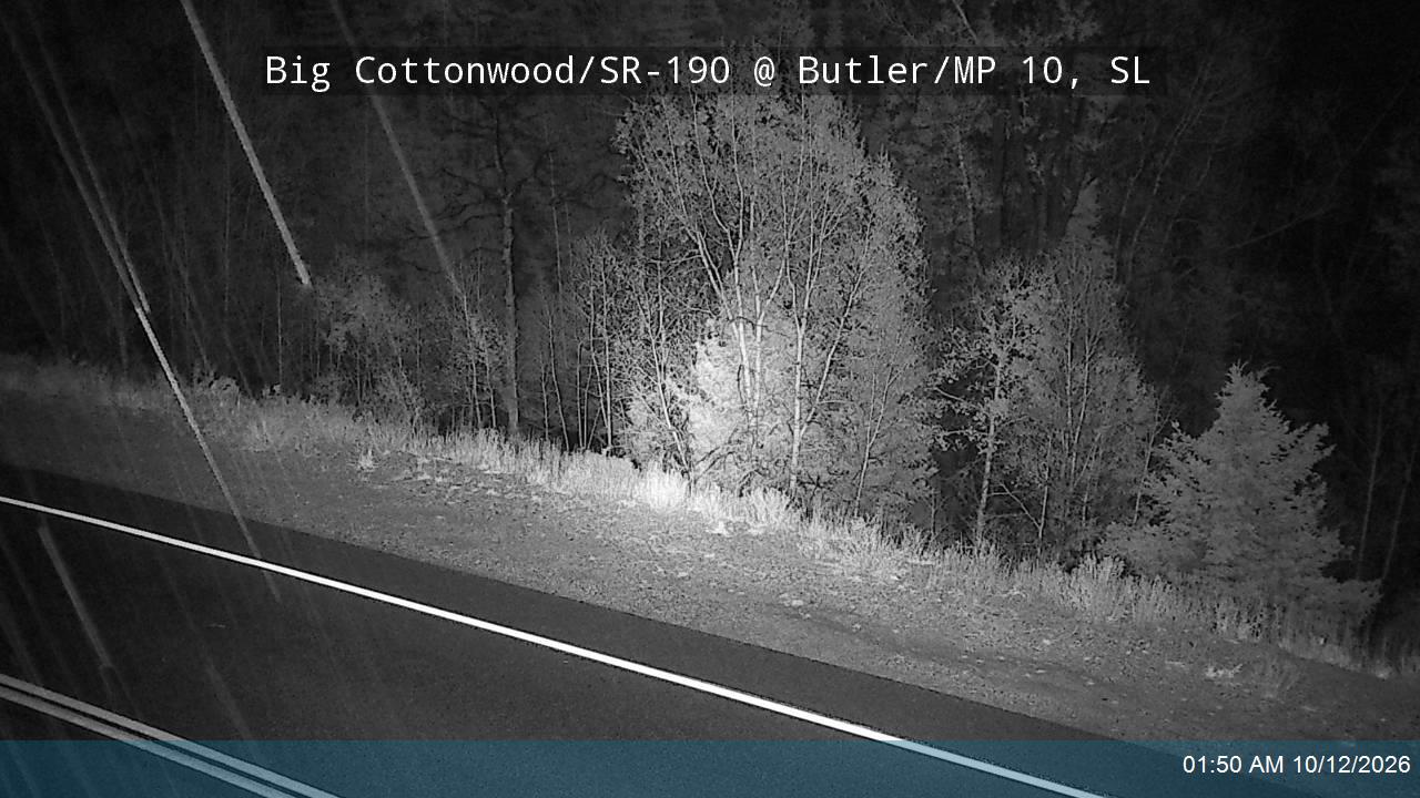 Big Cottonwood Canyon Rd / SR-190 @ Butler / MP 10, SL