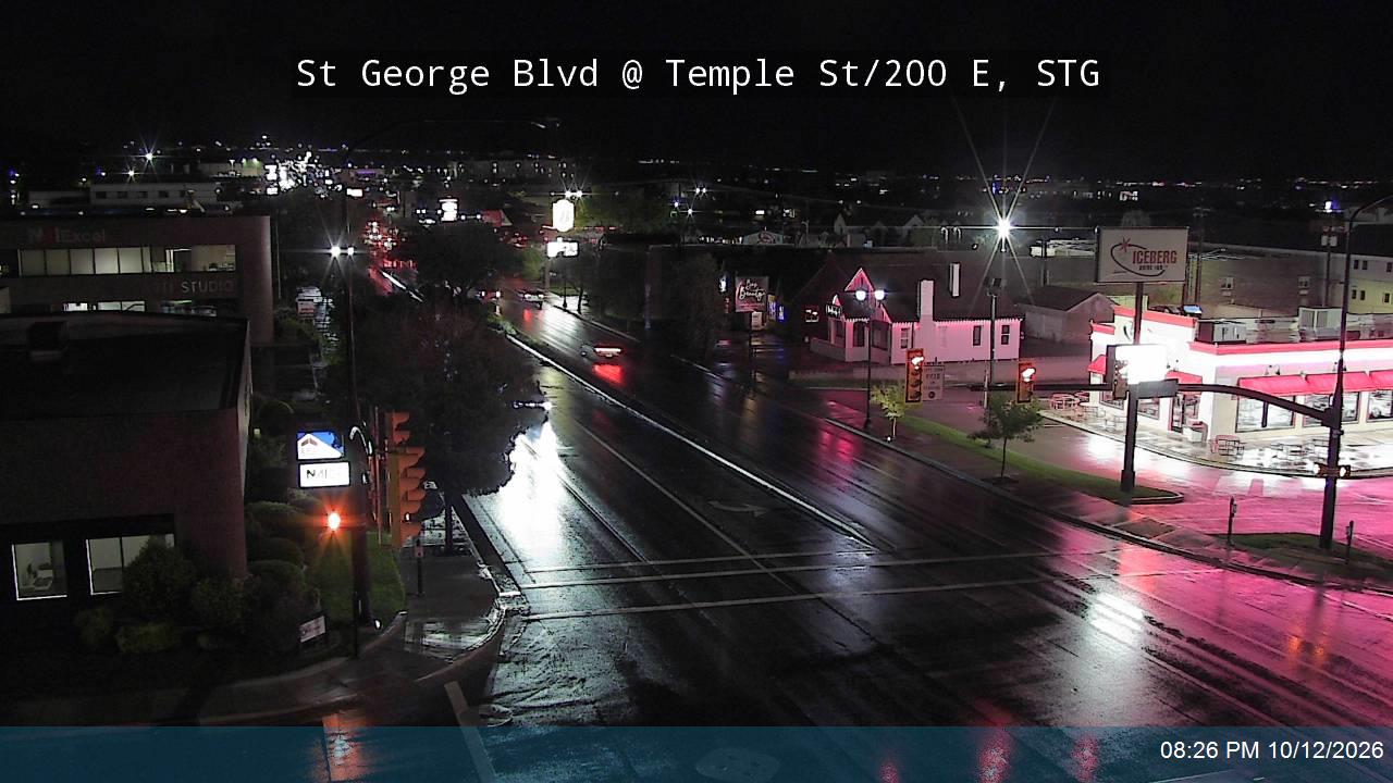 St George Blvd / SR-34 @ Temple St / 200 E, STG