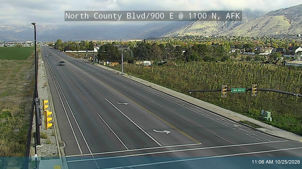 North County Blvd / 900 E / SR-129 @ 1100 N, AFK