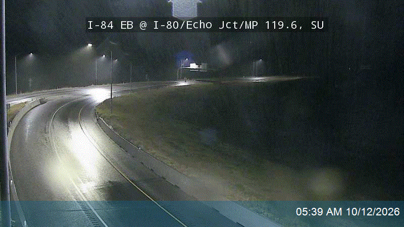 I-84 EB @ I-80 / Echo Jct / MP 119.6, SU