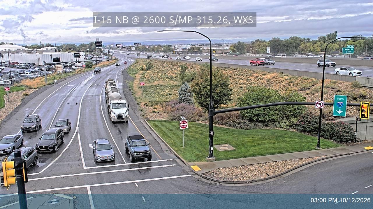 I-15 NB @ 2600 S / SR-93 / MP 315.26, WXS