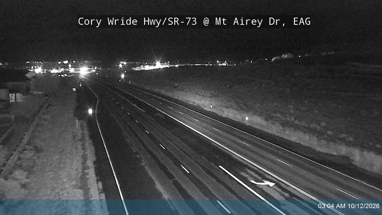 Cory Wride Hwy / SR-73 @ Mt Airey Dr / MP 33.86, EAG