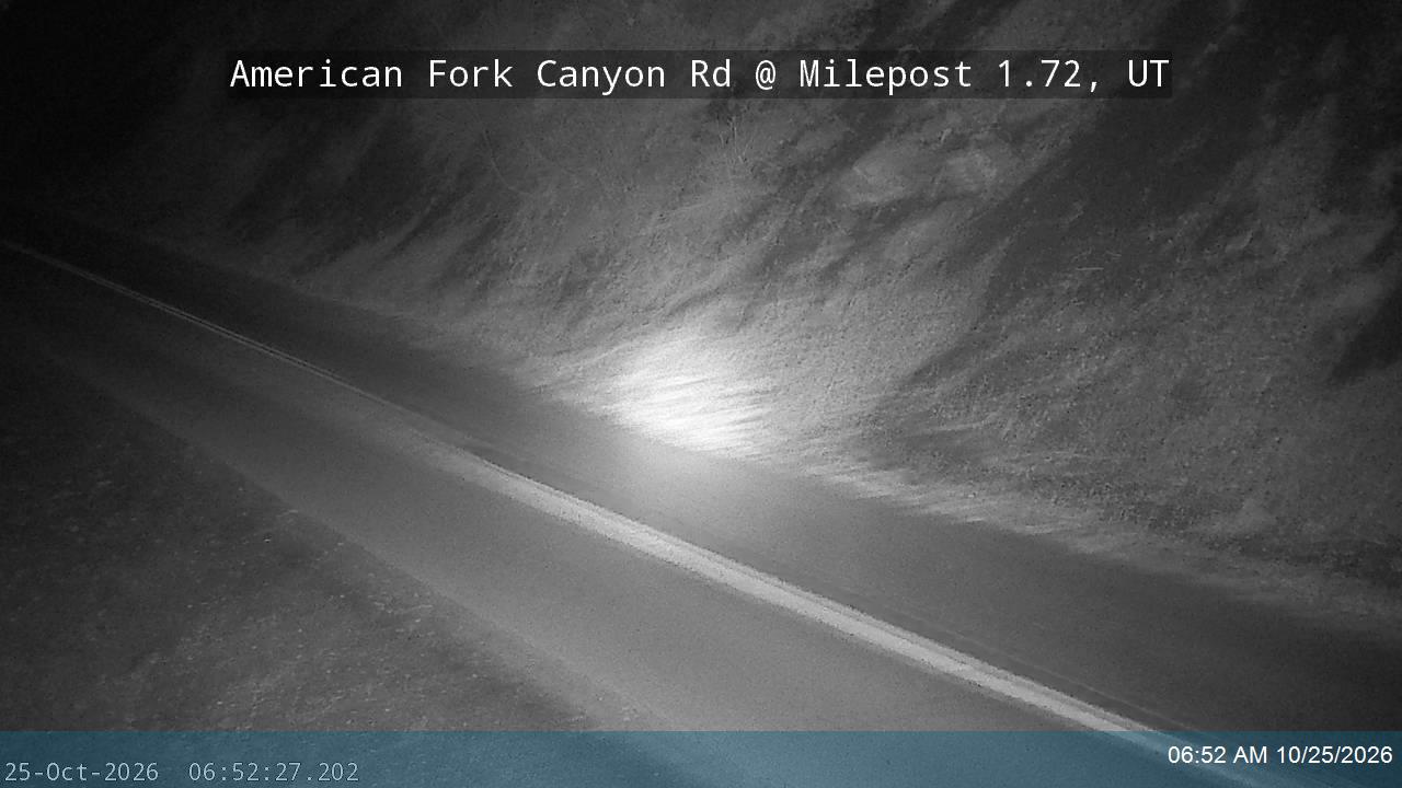 American Fork Canyon Rd / SR-144 @ Milepost 1.72, UT