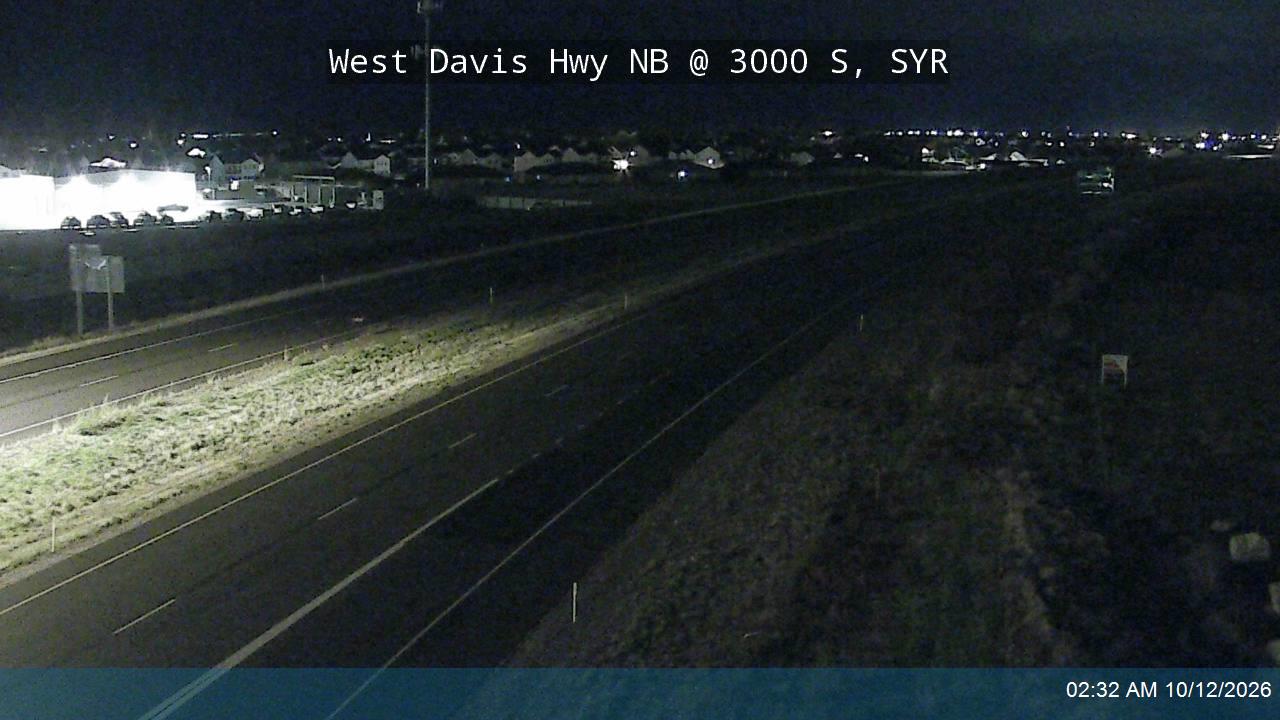 West Davis Hwy / SR-177 NB @ 3000 S / MP 12.35, SYR