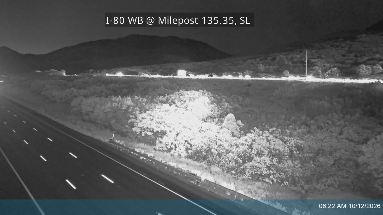 I-80 / Parleys Canyon WB @ Milepost 135.35, SL