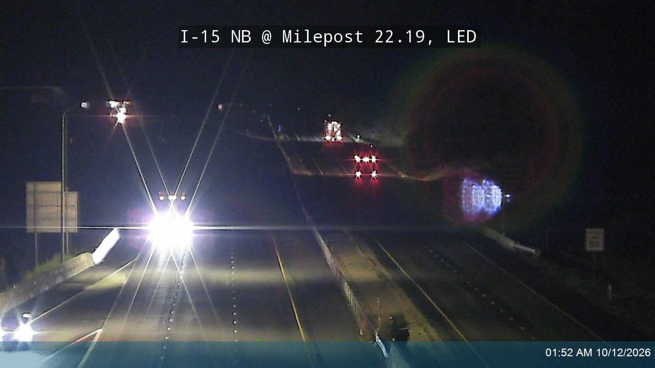 I-15 NB @ Milepost 22.19, LED