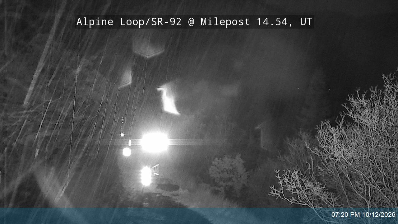 Alpine Loop / SR-92 @ Milepost 14.54, UT