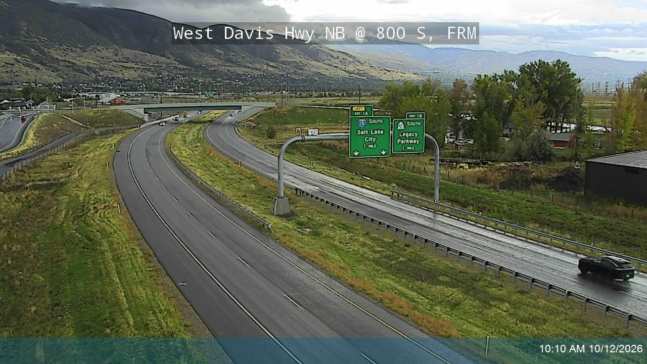 West Davis Hwy / SR-177 NB @ 800 S / MP 1.01, FRM