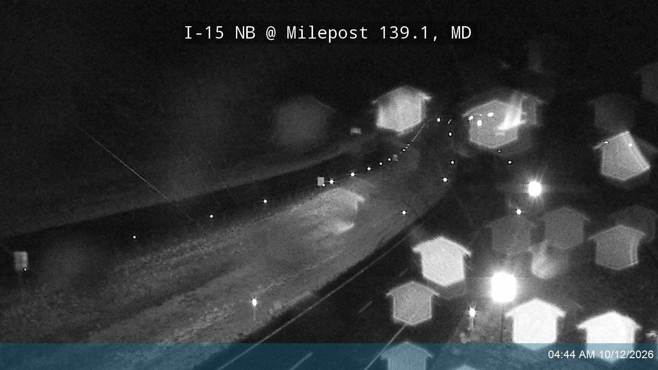 I-15 NB @ Milepost 139.1, MD