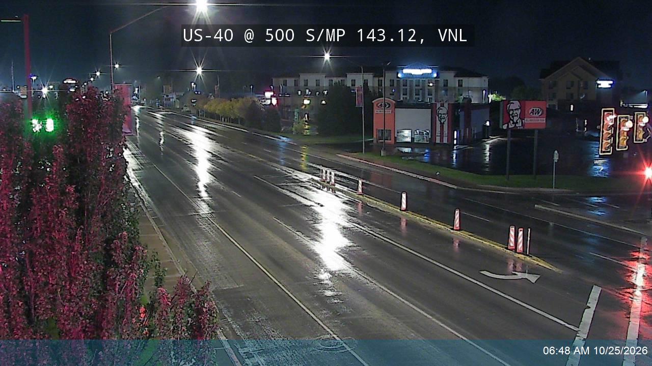 US-40 @ 500 S / MP 143.12, VNL