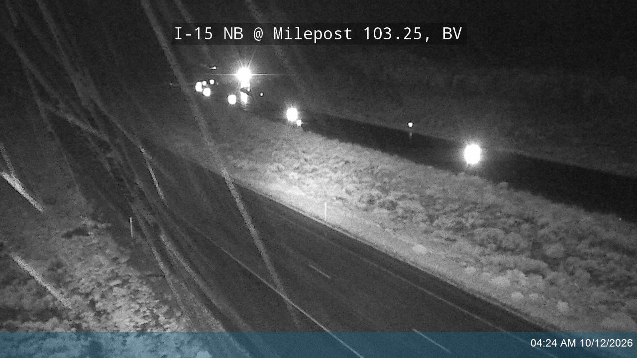I-15 NB @ Milepost 103.25, BV