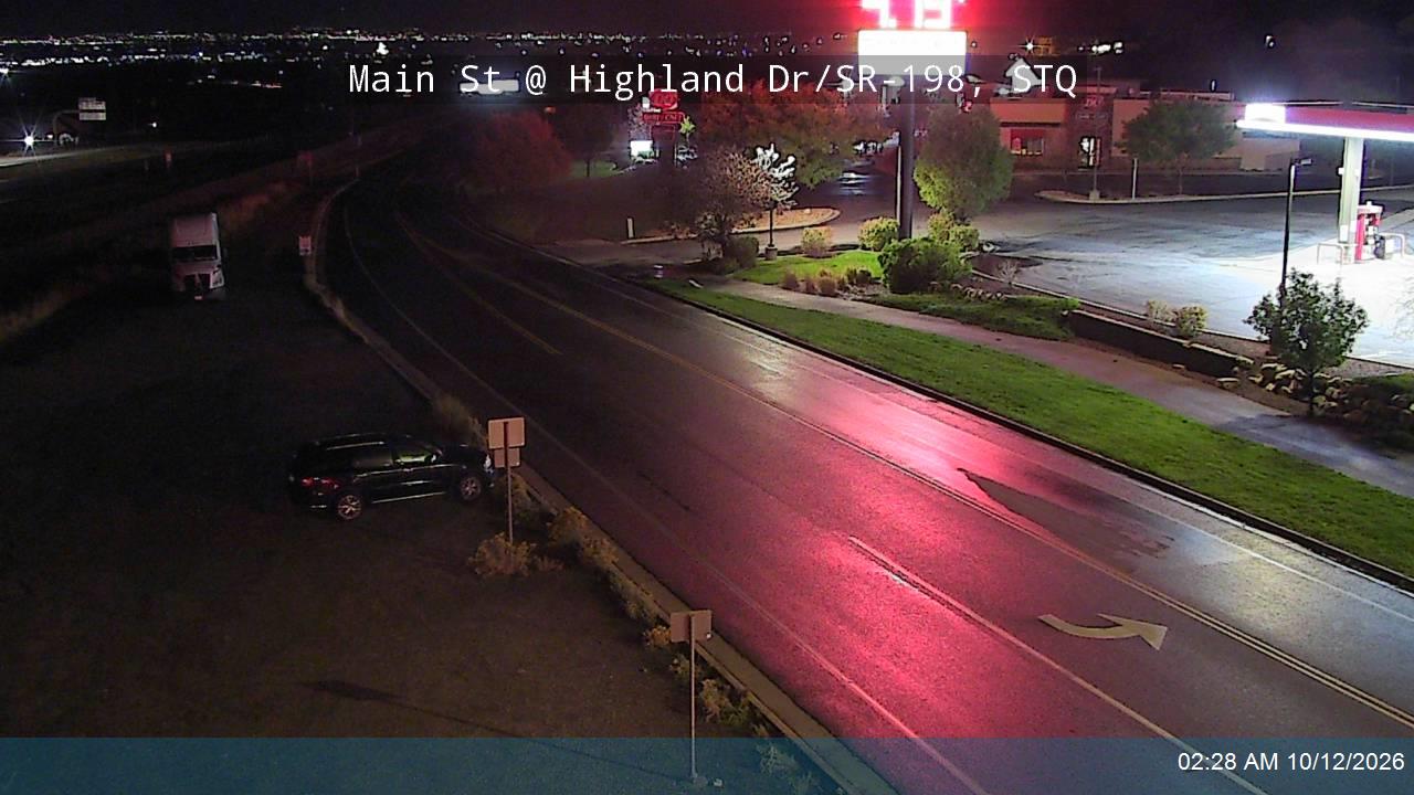 Main St / SR-198 @ Highland Dr / SR-198, STQ