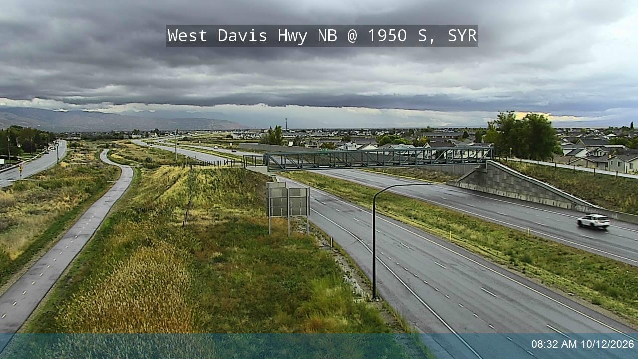 West Davis Hwy / SR-177 NB @ 1950 S / MP 13.52, SYR