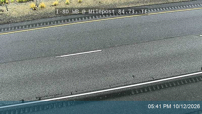I-80 WB @ Milepost 84.73, TE