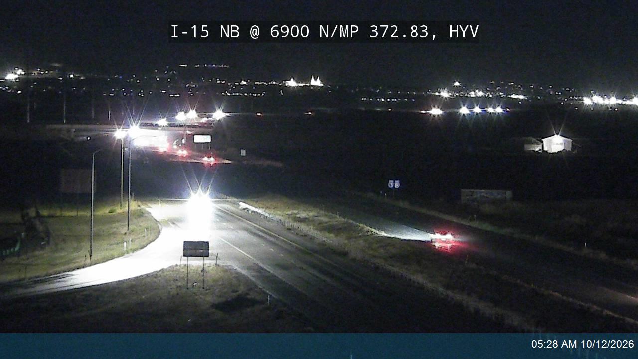 I-15 NB @ 6900 N / SR-240 / MP 372.83, HYV