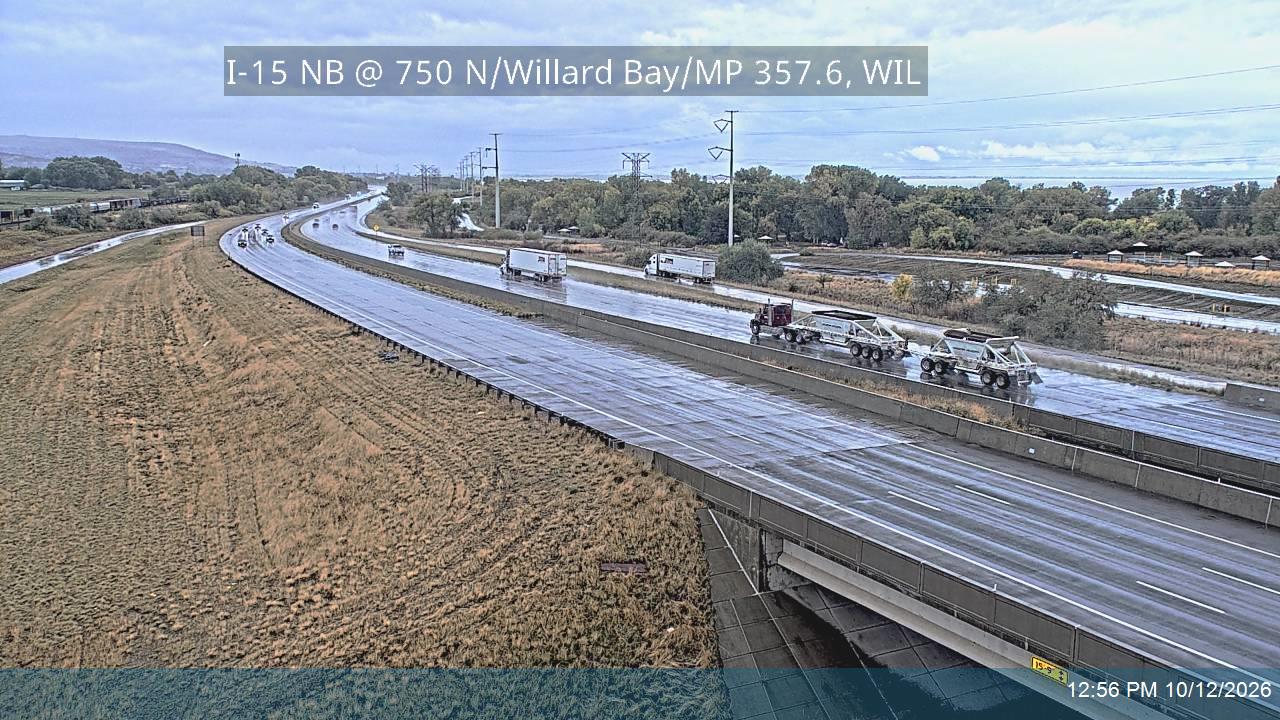 I-15 NB @ 750 N / Willard Bay / SR-315 / MP 357.6, WIL