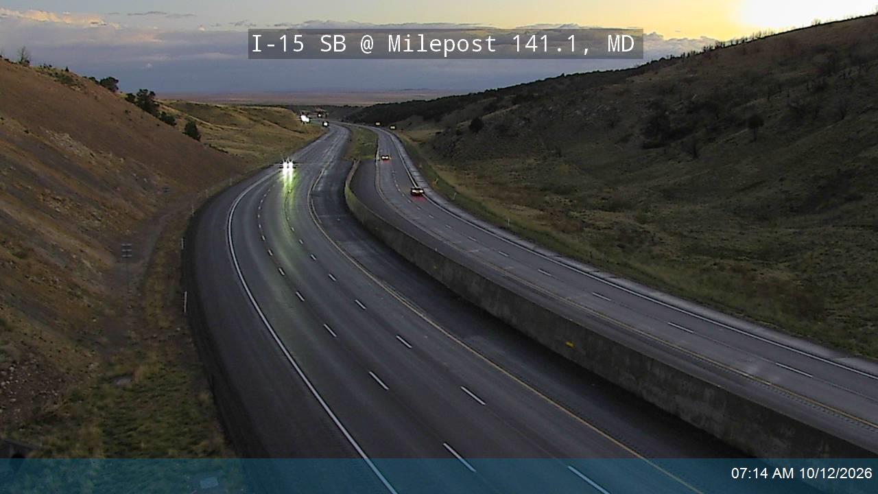 I-15 SB @ Milepost 141.1, MD