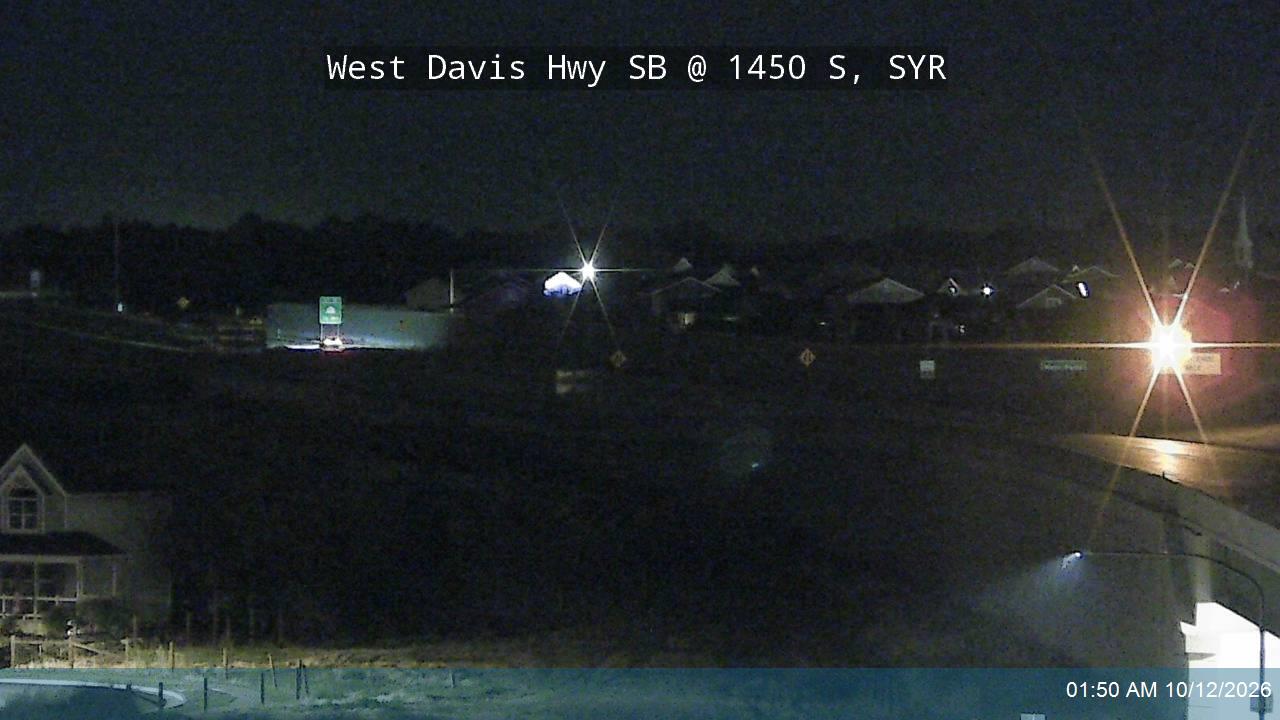 West Davis Hwy / SR-177 SB @ 1450 S / MP 14.07, SYR
